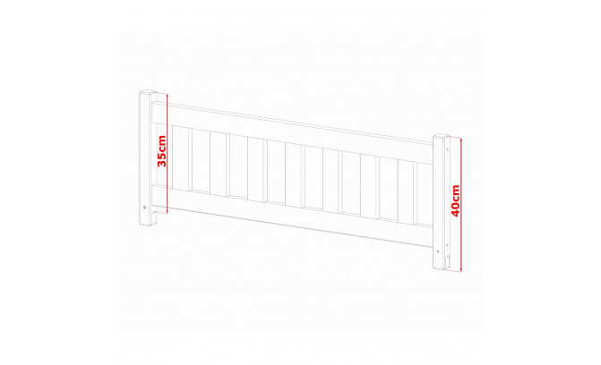 Кровать PORTI 160/80 без матрасов